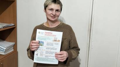 Субъекты торговли района были ознакомлены памяткой подготовленной Министерством торговли и интеграции в рамках поддержки отечественных товаропроизводителей