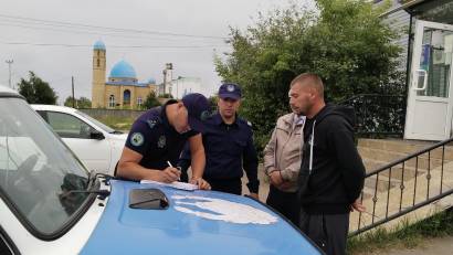 Работа по разьяснению правил благоустройства продолжается совместно с участковыми инспекторами