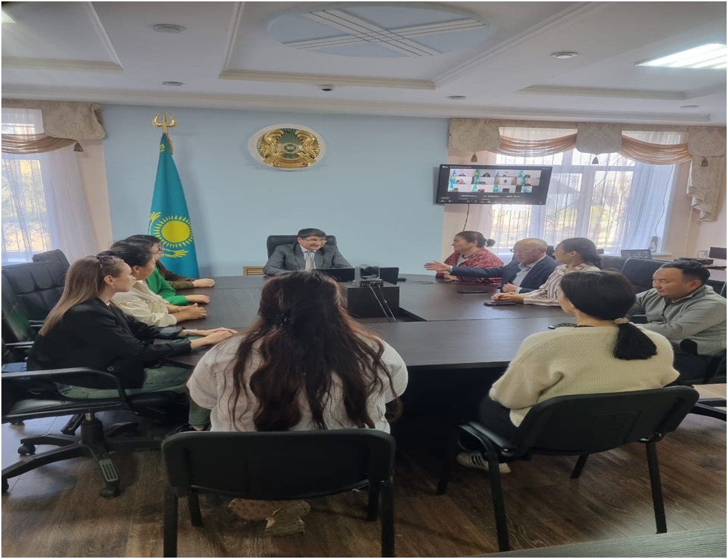 Онлайн-совещание по теме &quot;Единый день отчета&quot; прошло в Айыртауском районе